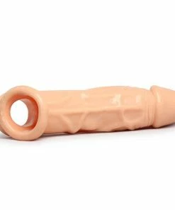 Size Matters Realistic Penis Extension 8 Inch Flesh Cock Sheath & Ball Stretcher Sheaths & Sleeves 12 Size Matters Realistic Penis Extension 8 Inch Flesh Cock Sheath & Ball Stretcher Sheaths & Sleeves