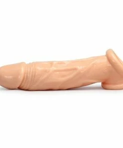 Size Matters Realistic Penis Extension 8 Inch Flesh Cock Sheath & Ball Stretcher Sheaths & Sleeves 14 Size Matters Realistic Penis Extension 8 Inch Flesh Cock Sheath & Ball Stretcher Sheaths & Sleeves