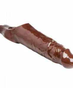 Sheaths & Sleeves Really Ample 8.5 Inch Brown Penis Enhancer Sheath By Size Matters