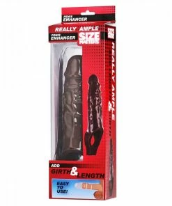 Sheaths & Sleeves Really Ample 8.5 Inch Brown Penis Enhancer Sheath By Size Matters 11 Sheaths & Sleeves Really Ample 8.5 Inch Brown Penis Enhancer Sheath By Size Matters