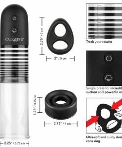 Rechargeable EZ Electric Penis Pump Kit Optimum Series By Cal Exotics Penis Pumps 14 Rechargeable EZ Electric Penis Pump Kit Optimum Series By Cal Exotics Penis Pumps