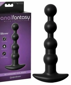 Pipedream Products Anal Sex Toys Rechargeable Silicone Vibrating Anal Beads By Anal Fantasy
