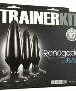 Renegade 3X Anal Trainer Pleasure Plug Kit Black By NS Novelties