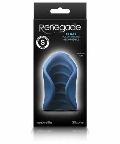 NS Novelties Male Vibrators Renegade El Ray Silicone Penis Vibrator And Pocket Stroker