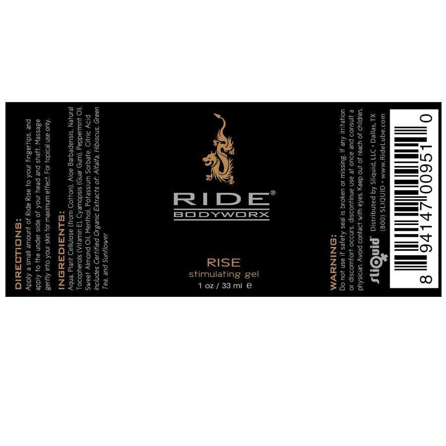 Ride Bodyworx RISE Penis & Erection Stimulating Gel By Sliquid Male Enhancement 4 Ride Bodyworx RISE Penis & Erection Stimulating Gel By Sliquid Male Enhancement