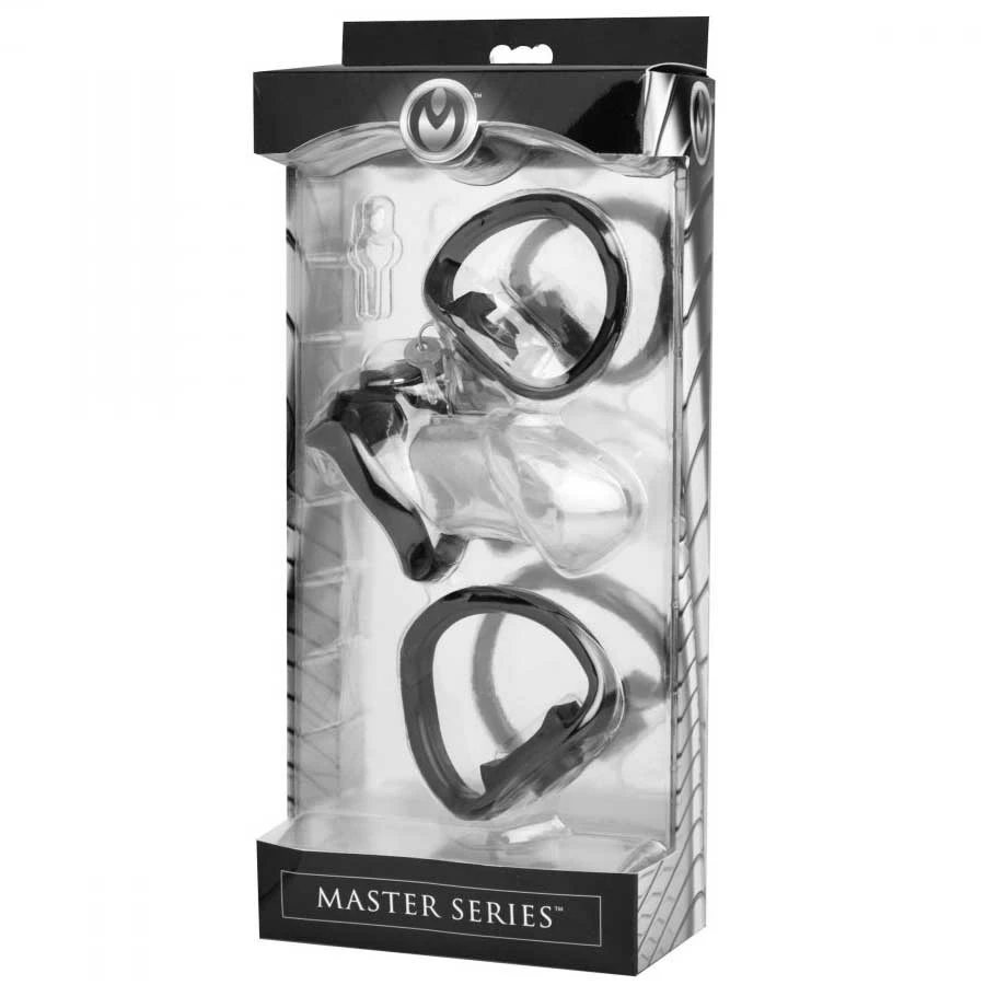 Rikers Locking 2.75 Inch Adjustable Chastity Cage By Master Series 7 Rikers Locking 2.75 Inch Adjustable Chastity Cage By Master Series