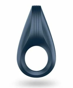 Satisfyer Plus Vibration Blue Silicone Cock Ring Couples Rechargeable Sex Toy Cock Rings