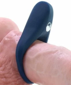 Satisfyer Plus Vibration Blue Silicone Cock Ring Couples Rechargeable Sex Toy Cock Rings