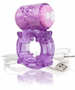 Cock Rings Screaming O Charged Big O Rechargeable Vibrating Cock Ring
