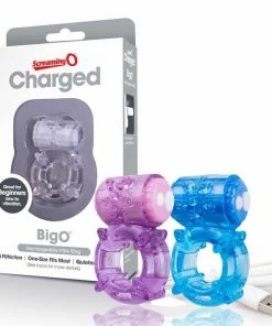 Cock Rings Screaming O Charged Big O Rechargeable Vibrating Cock Ring