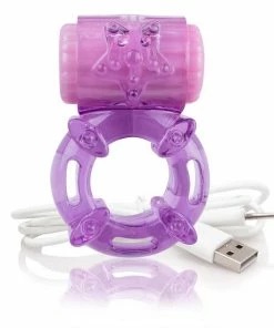 Cock Rings Screaming O Charged Big O Rechargeable Vibrating Cock Ring