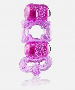 Cock Rings Screaming O Tri-O Dual Vibrating Cock And Ball Ring