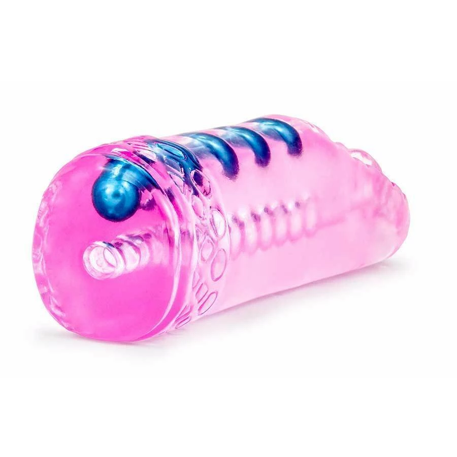 Blush Novelties Sexy Snatch Pink Pocket Pussy Masturbator With Pleasure Beads 5 Blush Novelties Sexy Snatch Pink Pocket Pussy Masturbator With Pleasure Beads