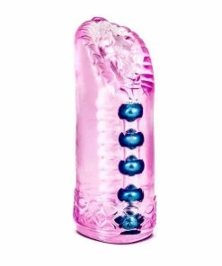 Blush Novelties Sexy Snatch Pink Pocket Pussy Masturbator With Pleasure Beads