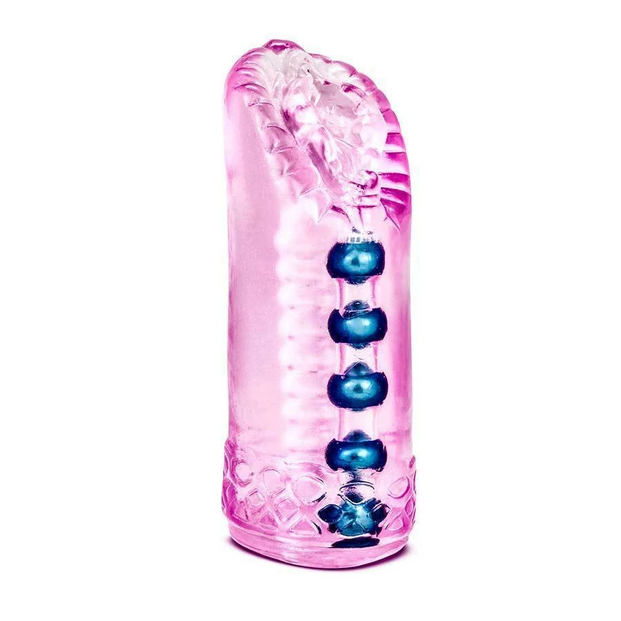 Blush Novelties Sexy Snatch Pink Pocket Pussy Masturbator With Pleasure Beads 4 Blush Novelties Sexy Snatch Pink Pocket Pussy Masturbator With Pleasure Beads