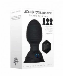 Shape Shifter Inflatable Vibrating Remote Butt Plug By Zero Tolerance Anal Sex Toys