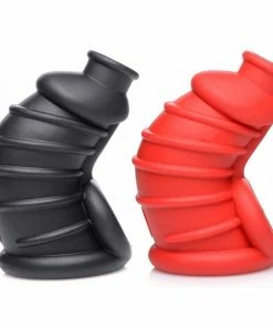 Master Series Silicone 4 Inch Soft Body Chastity Cage For Men