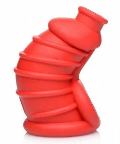 Master Series Silicone 4 Inch Soft Body Chastity Cage For Men