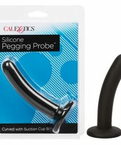 Cal Exotics Anal Sex Toys Black Silicone 5 Inch Pegging Probe And Anal Dildo