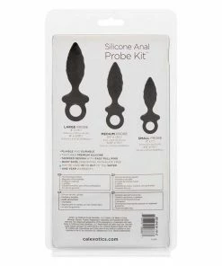 Silicone Anal Probe Kit Black By Cal Exotics Anal Sex Toys