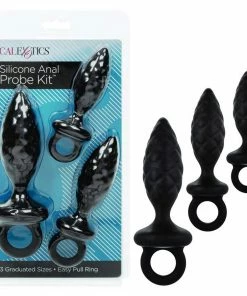 Silicone Anal Probe Kit Black By Cal Exotics Anal Sex Toys