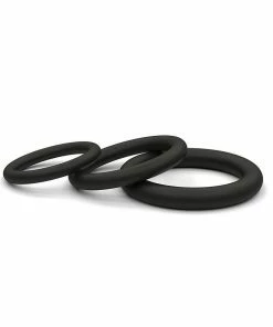 Lynk Pleasure Products Silicone Cock Ring Set By Lynk Pleasure 3 Soft And Stretchy Penis Rings