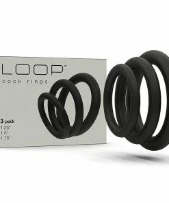 Lynk Pleasure Products Silicone Cock Ring Set By Lynk Pleasure 3 Soft And Stretchy Penis Rings