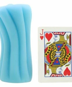 Male Masturbators & Strokers Silicone Firefly Yoni Blue Pussy Stroker By NS Novelties