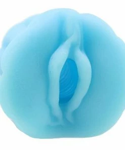 Male Masturbators & Strokers Silicone Firefly Yoni Blue Pussy Stroker By NS Novelties