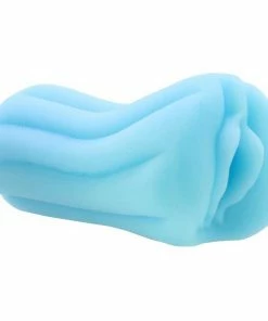 Male Masturbators & Strokers Silicone Firefly Yoni Blue Pussy Stroker By NS Novelties