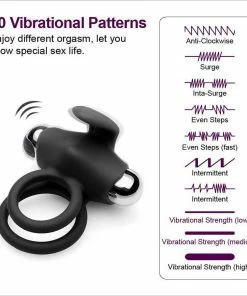 Lynk Pleasure Products Silicone Flicker Vibrating Cock Ring & Penis Enhancer By Lynk Pleasure Cock Rings