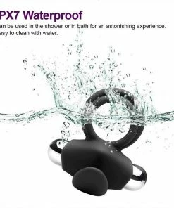 Lynk Pleasure Products Silicone Flicker Vibrating Cock Ring & Penis Enhancer By Lynk Pleasure Cock Rings