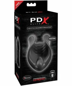 Pipedream Products Male Vibrators Silicone Penis Vibrator And Cock Head Stimulator By PDX Elite