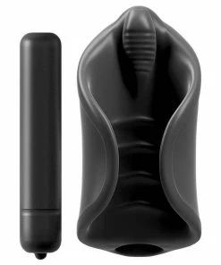 Pipedream Products Male Vibrators Silicone Penis Vibrator And Cock Head Stimulator By PDX Elite