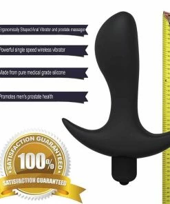 Lynk Pleasure Products Prostate Massagers Silicone Prostate Massager 3.5 Inch Vibrating Anal Plug