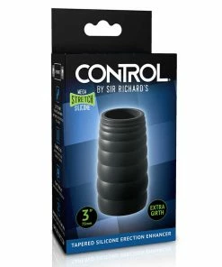 Sheaths & Sleeves Sir Richard's Control Open Tip Tapered Silicone Erection Enhancer