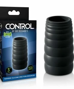 Sheaths & Sleeves Sir Richard's Control Open Tip Tapered Silicone Erection Enhancer