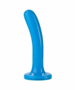 6 Inch Blue Slim Platinum Silicone Anal Dildo By Doc Johnson Anal Sex Toys
