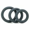 Cock Rings Soft And Thick Silicone Penis Performance C-Ring Kit By Optimale