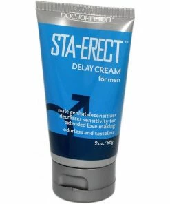 Doc Johnson Male Enhancement Sta-Erect Male Prolonging Cream 2 Oz