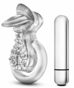 Stay Hard 10 Function Vibrating Clear Tongue Cock And Ball Ring By Blush Novelties 11 Stay Hard 10 Function Vibrating Clear Tongue Cock And Ball Ring By Blush Novelties