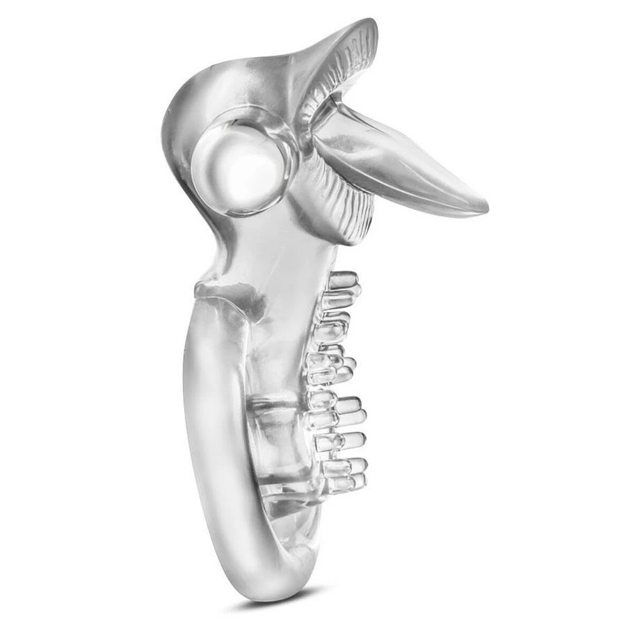 Stay Hard 10 Function Vibrating Clear Tongue Cock And Ball Ring By Blush Novelties 7 Stay Hard 10 Function Vibrating Clear Tongue Cock And Ball Ring By Blush Novelties