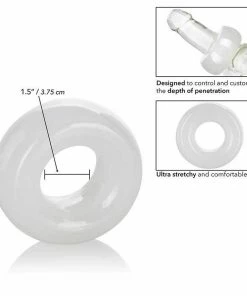 Cock Rings Stopper Ring Extra Thick Erection Enhancing Cock Ring By Cal Exotics