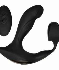 Cock Rings Strapped & Tapped Heating Vibrating Silicone Cock Ring Prostate Massager By Zero Tolerance
