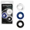 NS Novelties Stretchy Stamina Cock Rings 3 Pack By Renegade