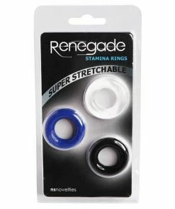 NS Novelties Stretchy Stamina Cock Rings 3 Pack By Renegade 11 NS Novelties Stretchy Stamina Cock Rings 3 Pack By Renegade