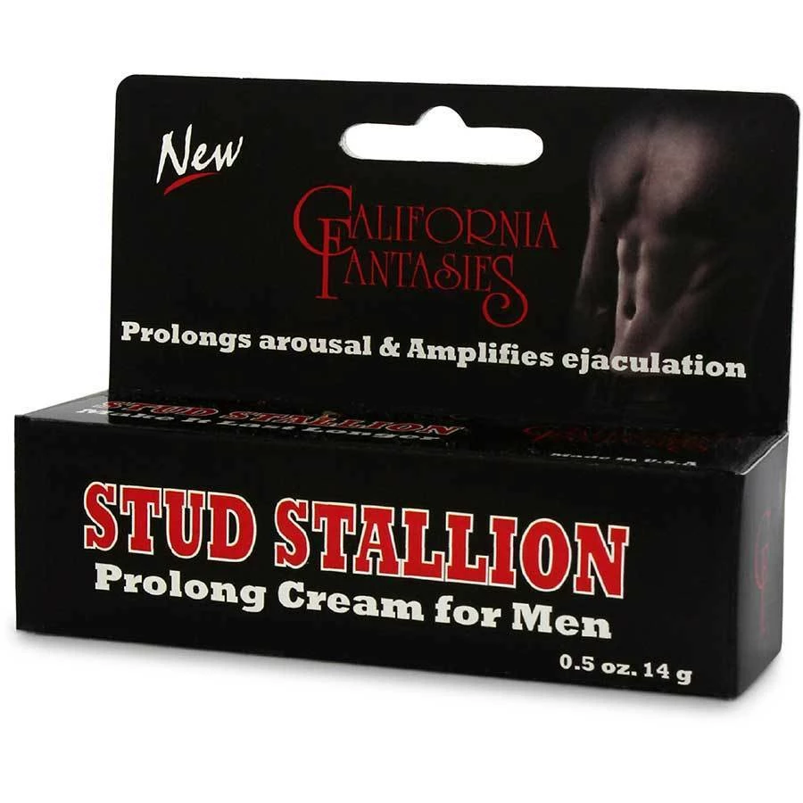 California Fantasies Stud Stallion Prolong Cream For Men .5 Oz Male Enhancement 3 California Fantasies Stud Stallion Prolong Cream For Men .5 Oz Male Enhancement