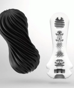 Tenga Flex | Spinning And Flexible Stroker Black/White Male Masturbators & Strokers 20 Tenga Flex | Spinning And Flexible Stroker Black/White Male Masturbators & Strokers