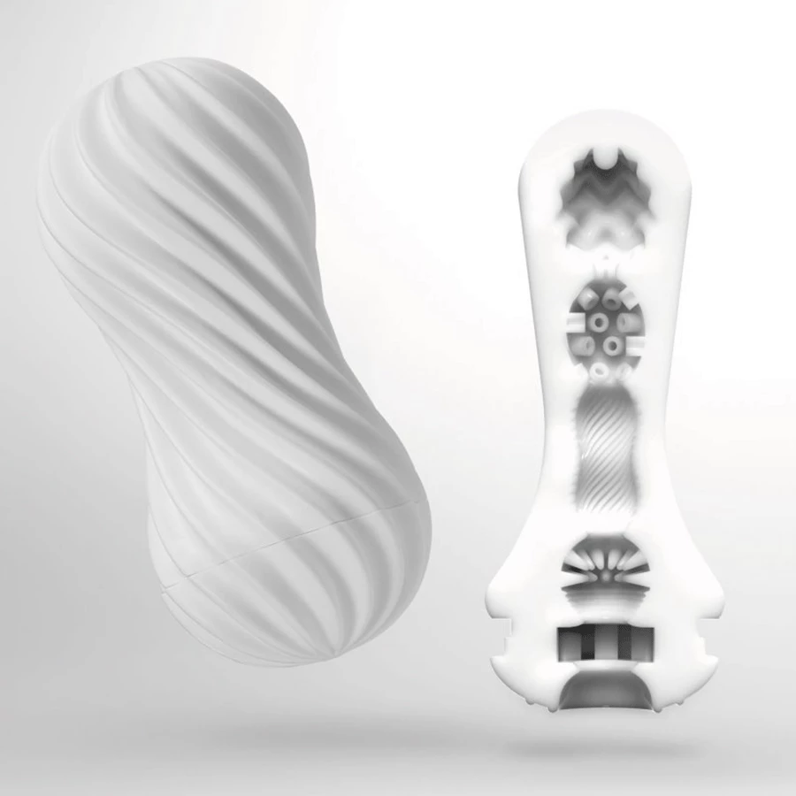 Tenga Flex | Spinning And Flexible Stroker Black/White Male Masturbators & Strokers 6 Tenga Flex | Spinning And Flexible Stroker Black/White Male Masturbators & Strokers