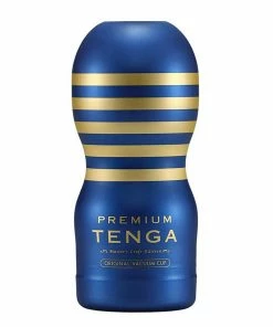Tenga Premium Disposable Vacuum Cup Blue Male Masturbators & Strokers